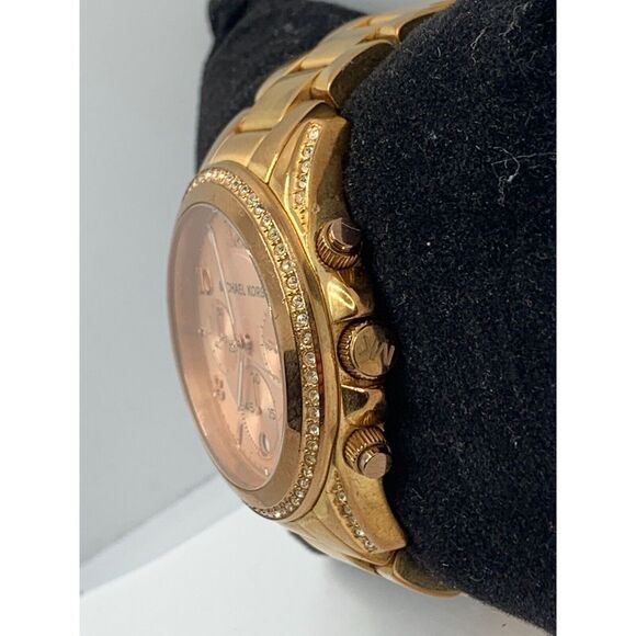 Michael Kors MK5263 Women's Gold Stainless Steel Analog Dial Quartz Watch JD236 - Picture 3 of 11